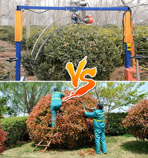 New Professional Spherical Pruners Machine with Bendable Blades for Nursery Garden