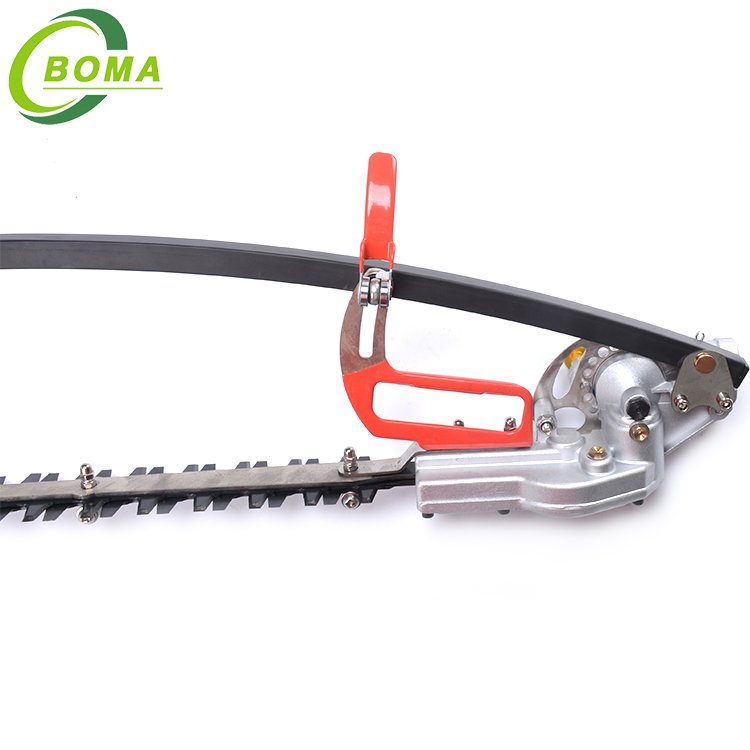 Long Pole Rechargeable Hedge Trimmer for Round Shrub, Bushes and Small Trees