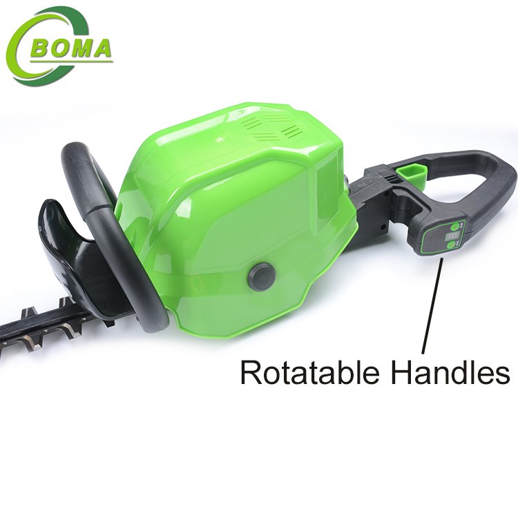 07 Rotatable handles of short hedge trimmer