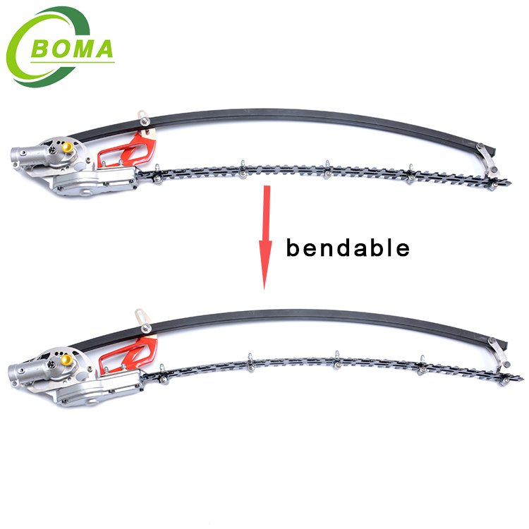 Unique 500w Cordless Long Pole Hedge Trimmer with Double Blades for Shearing Bushes