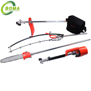 1500W 3 in 1 Long Reach Multi Brush Cutter Pole Chain Saw and Hedge Trimmer
