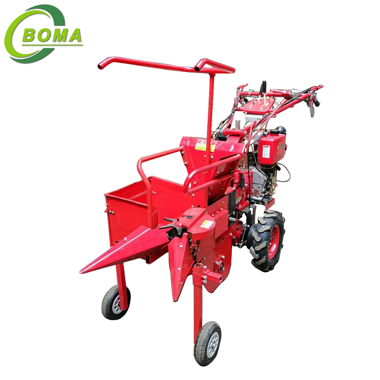 Easy to Operate Walk-Behind Mini Maize Harvester for Harvest Corns And Crush Straw
