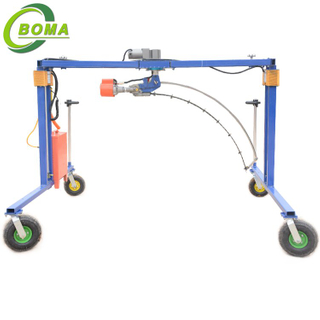 Automatic Shrub Trimming Machine with Wheels for Shearing Ball-shaped Trees and Bushes
