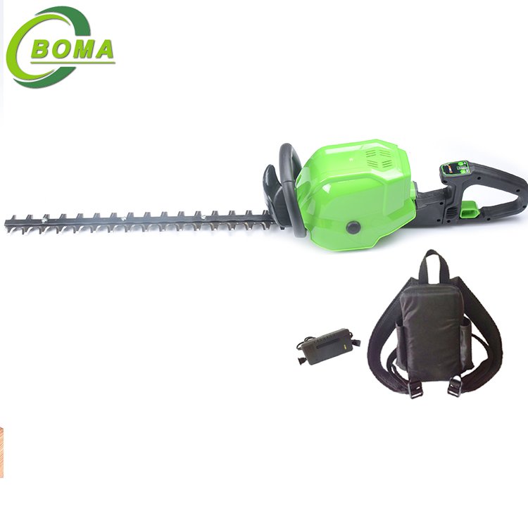 China Supply Straight Electric Bush Trimmer with Lithium Battery Backpack for Dense Leaves