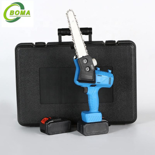 One Handed Electric Cordless Chainsaw Battery-operated Saw for Cutting Tree Branches Electric Chainsaw with Pole Extension