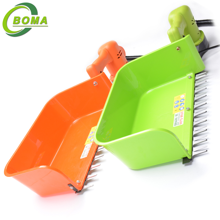 Lithium Battery Tea Picker Operated by One Hand 24V 12AH Portable Tea Plucking Machine