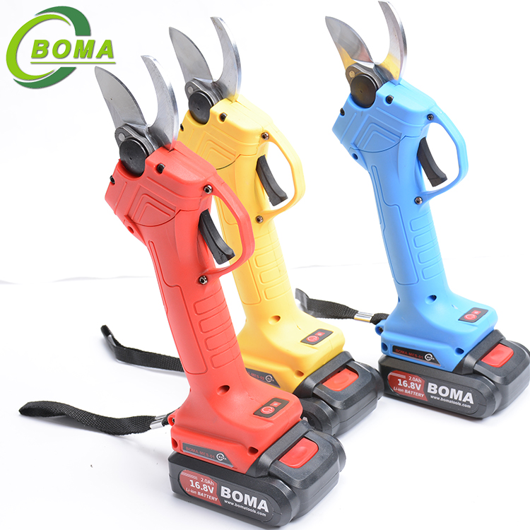 Rechargeable Garden Scissors Pruner with Two Rechargeable Lithium Battery Made in China